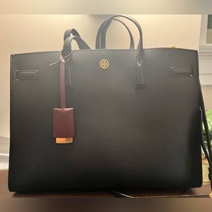 Tory Burch Walker Satchel - Black